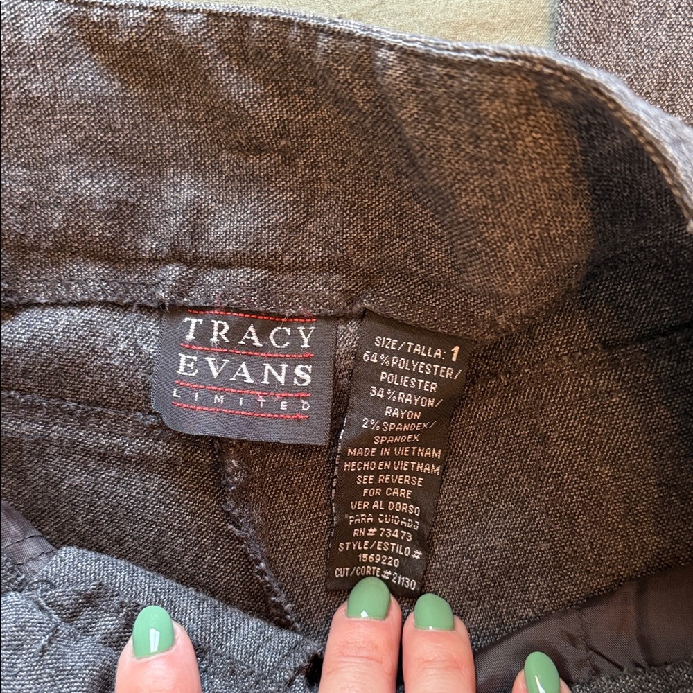 Tracy Evans Gray Boot Cut Pants - Picture 2 of 5